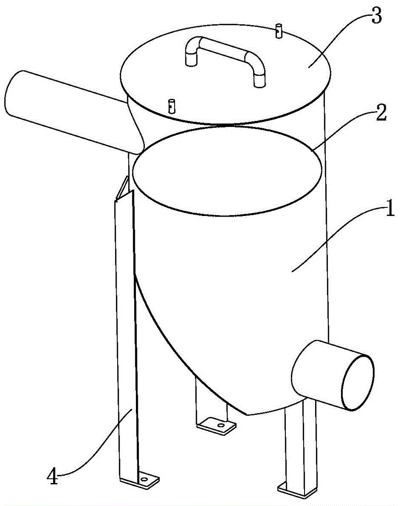 Foam separator for wastewater treatment