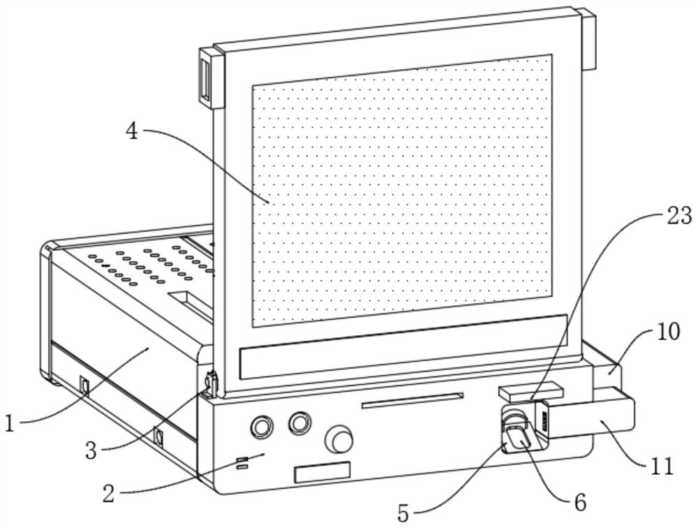 Integrated installation automobile vehicle-mounted navigato with middle transition assembly