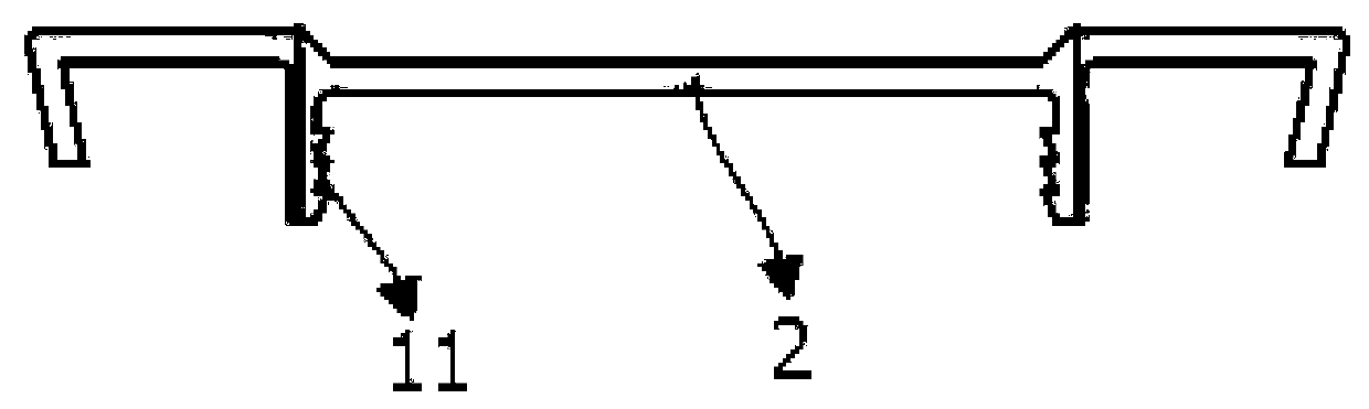 Wall surface keel rapid leveling device