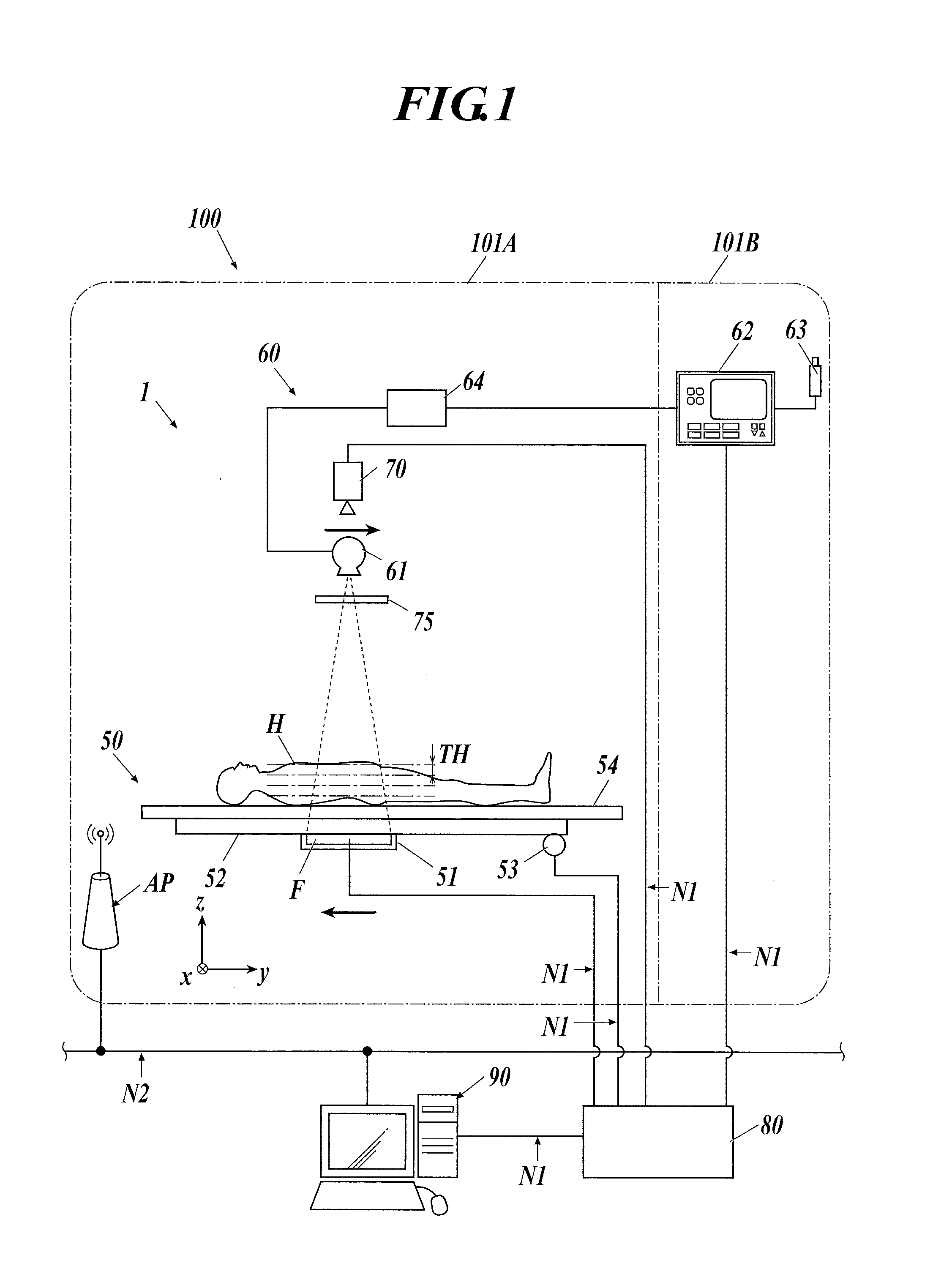 Tomographic image generating system