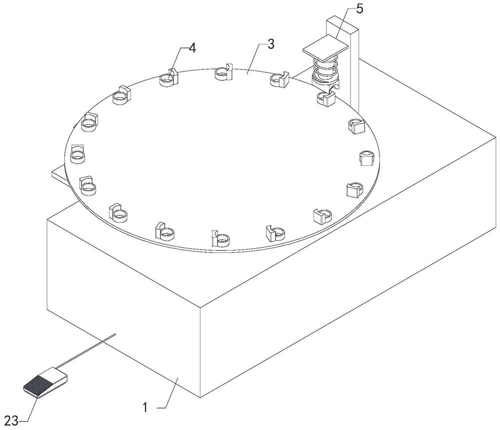 Clamping device of PIN diode reverse bias current detection tool