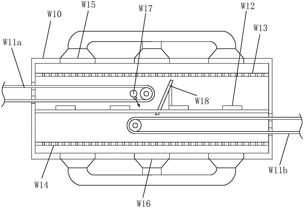 Continuous production method for microwave fixation of organic flat tea