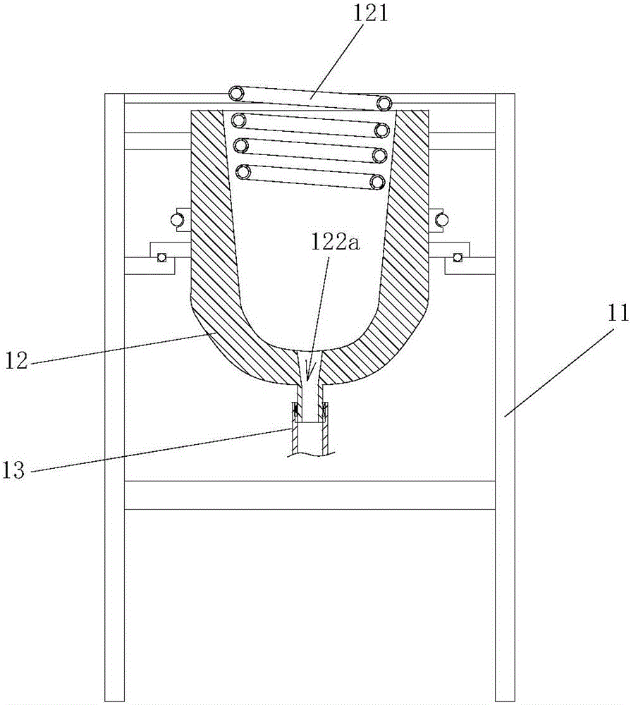 Continuous production method for microwave fixation of organic flat tea