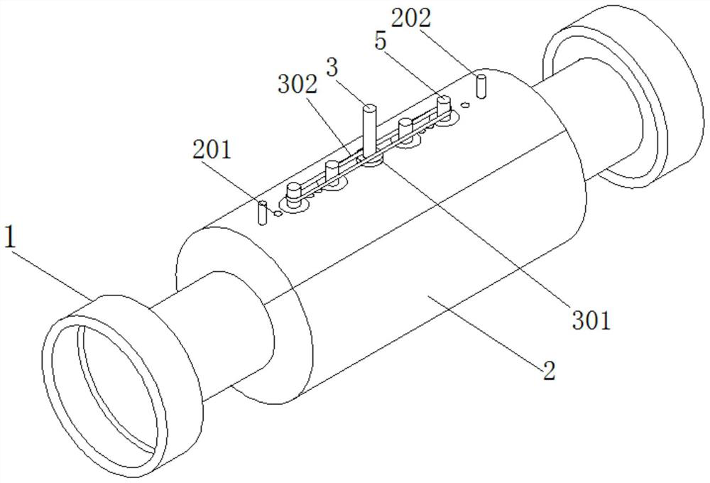 Adjustable rare earth permanent magnet fuel gas energy-saving device