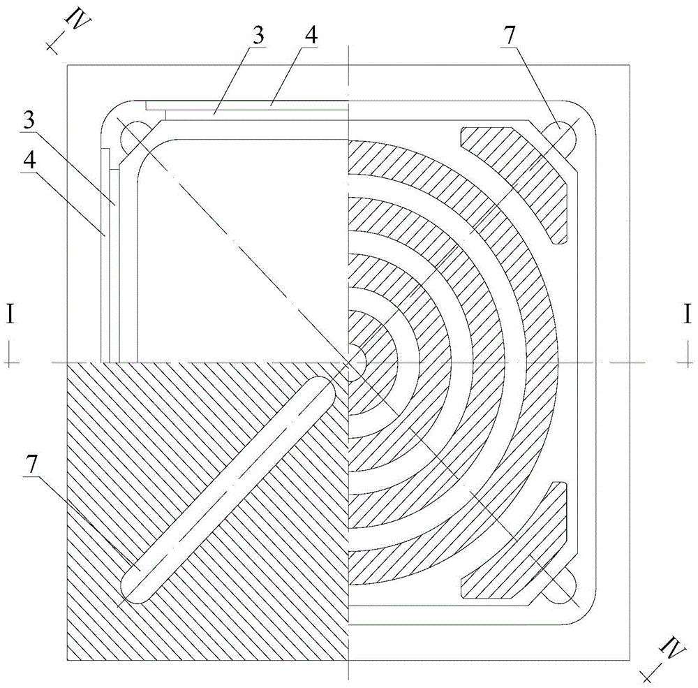 Roll-free variable-stiffness vibration damping bearing