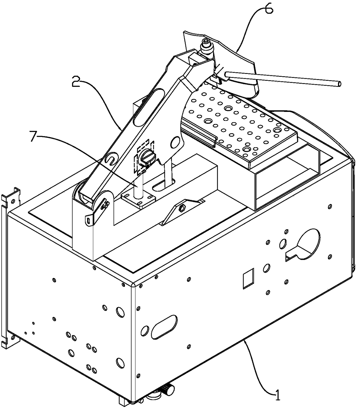 Limit tire shovel device