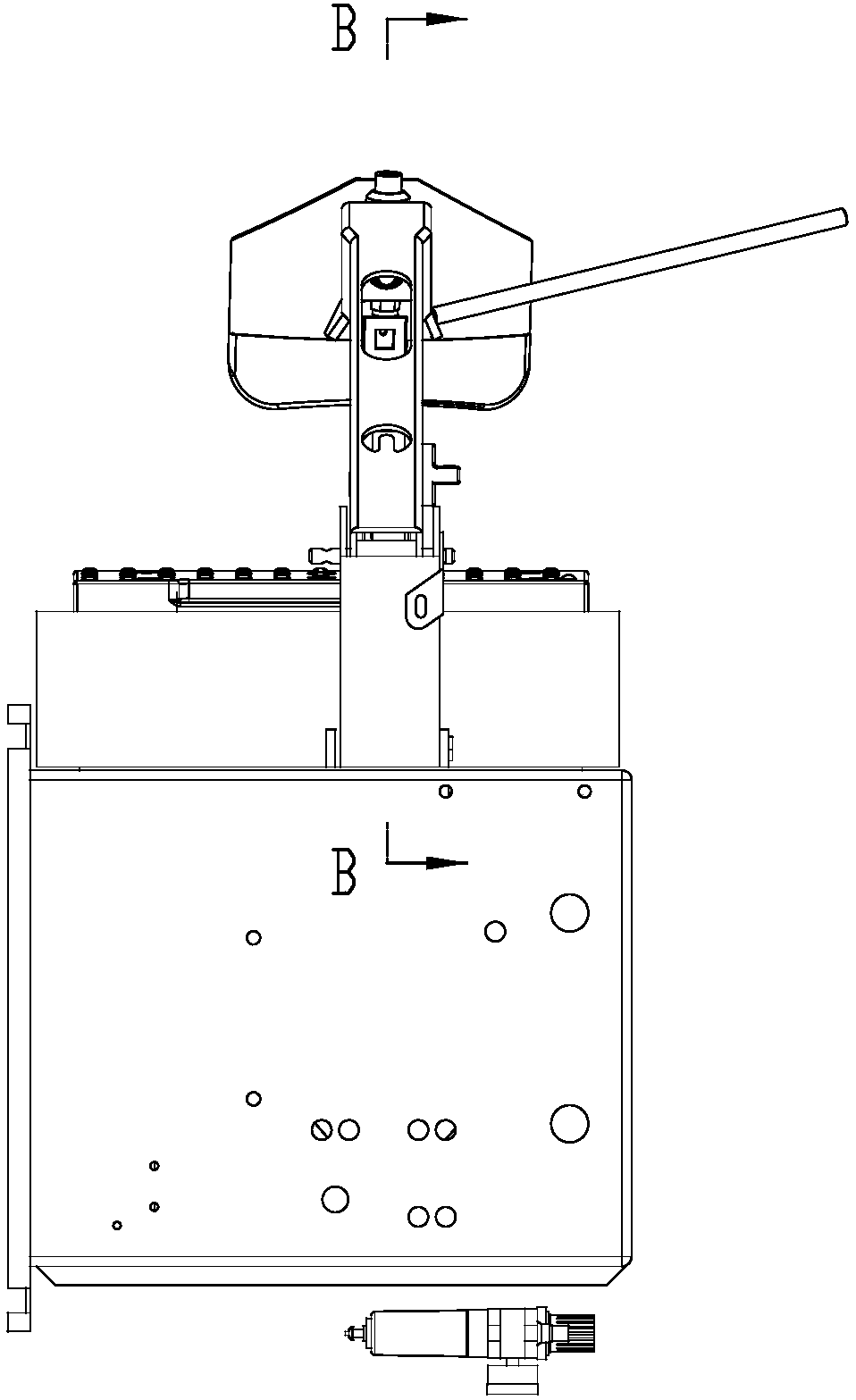 Limit tire shovel device