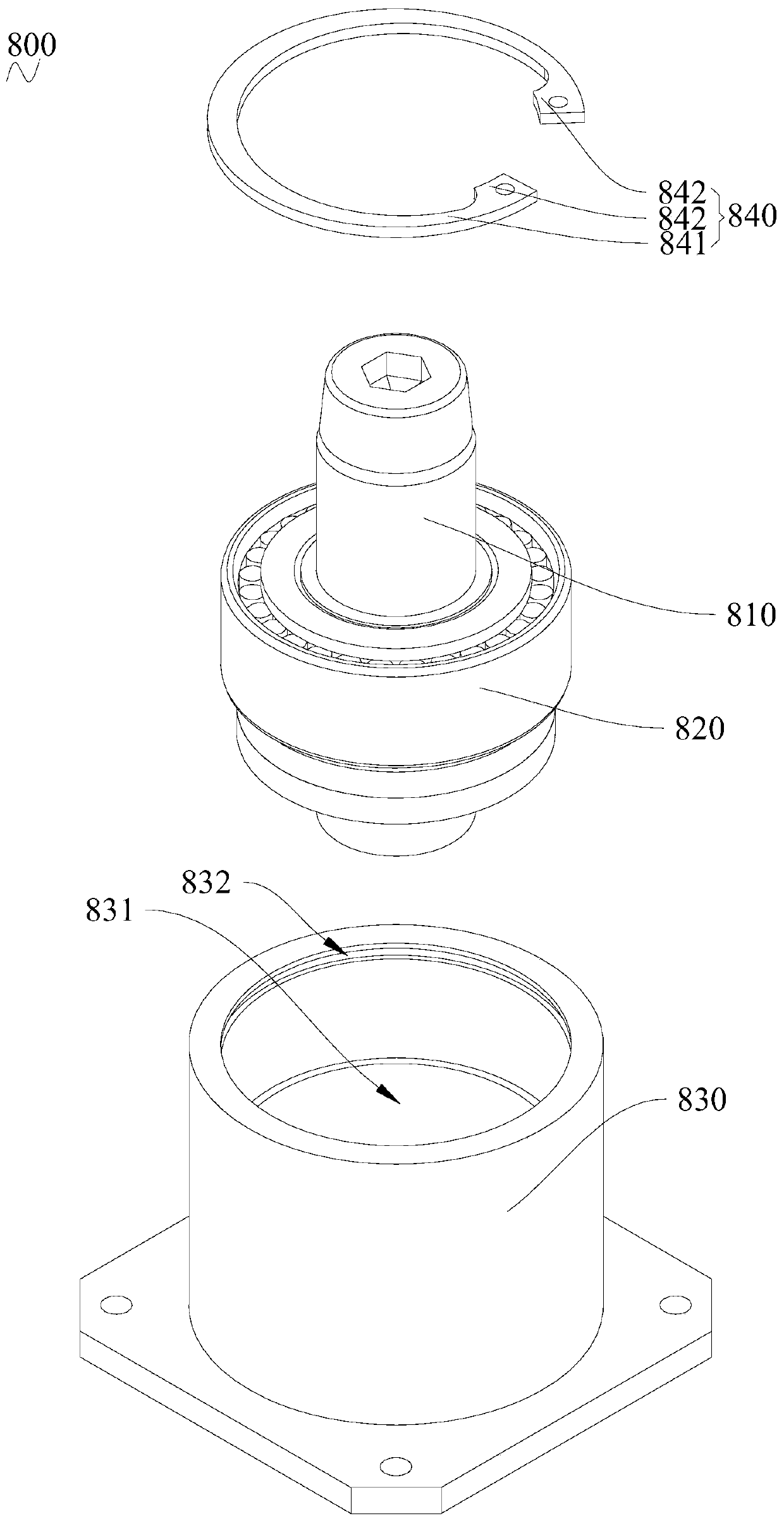 Tail end executing mechanism and longitudinal bar conveying robot