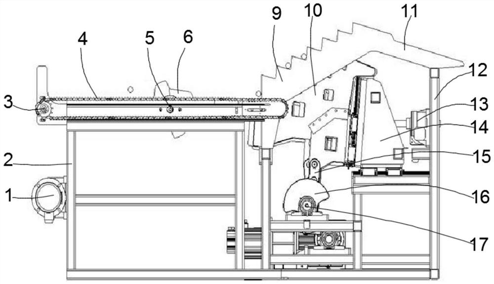 Steel bar scattering machine and steel bar feeding machine