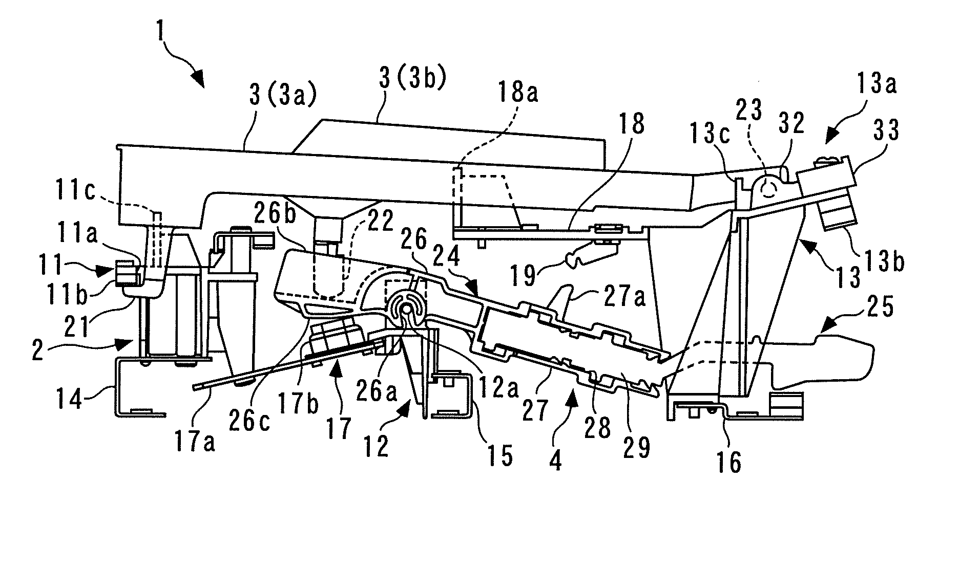 Keyboard device for electronic keyboard instrument