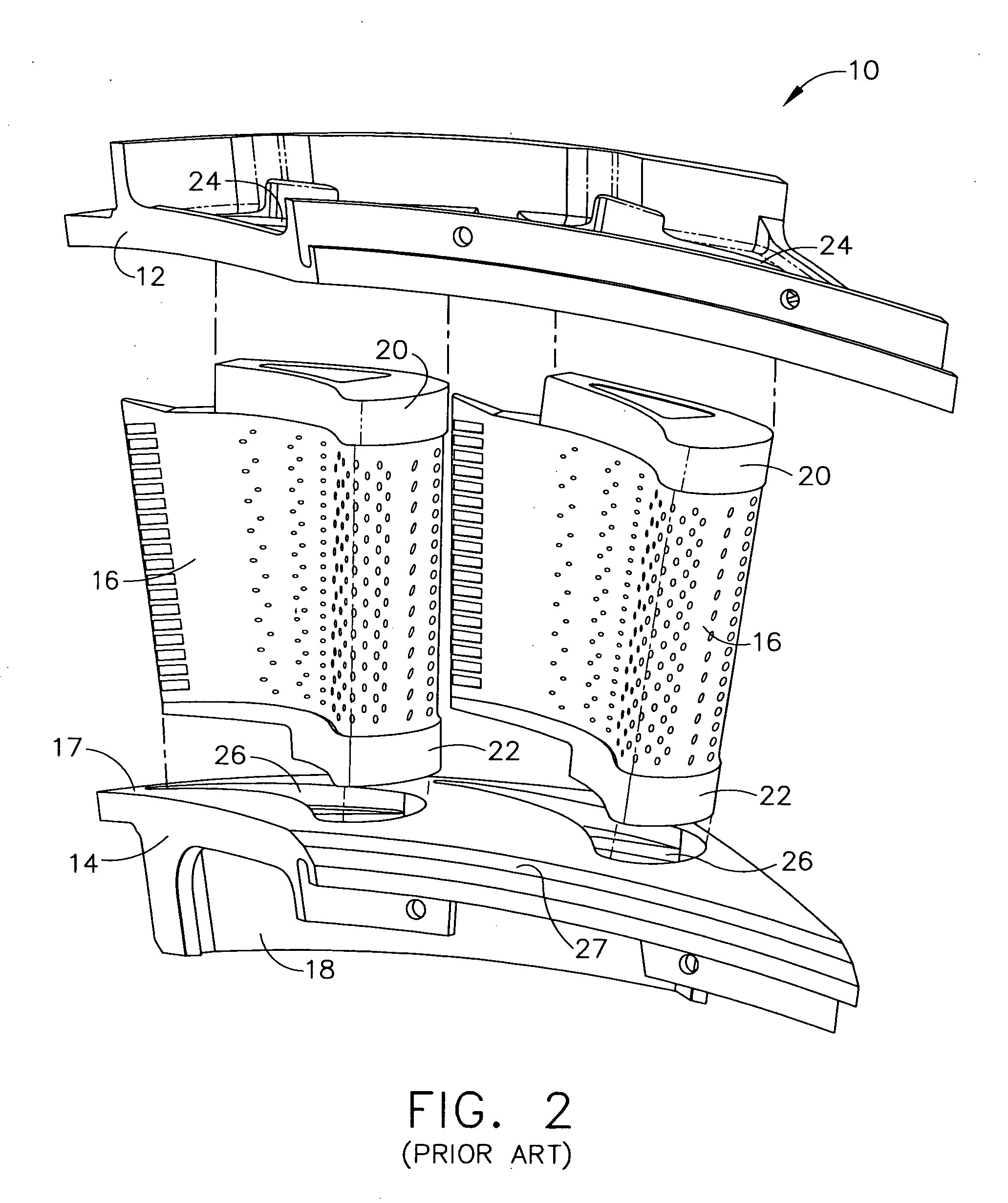 Method for repairing a turbine engine vane assembly and repaired assembly