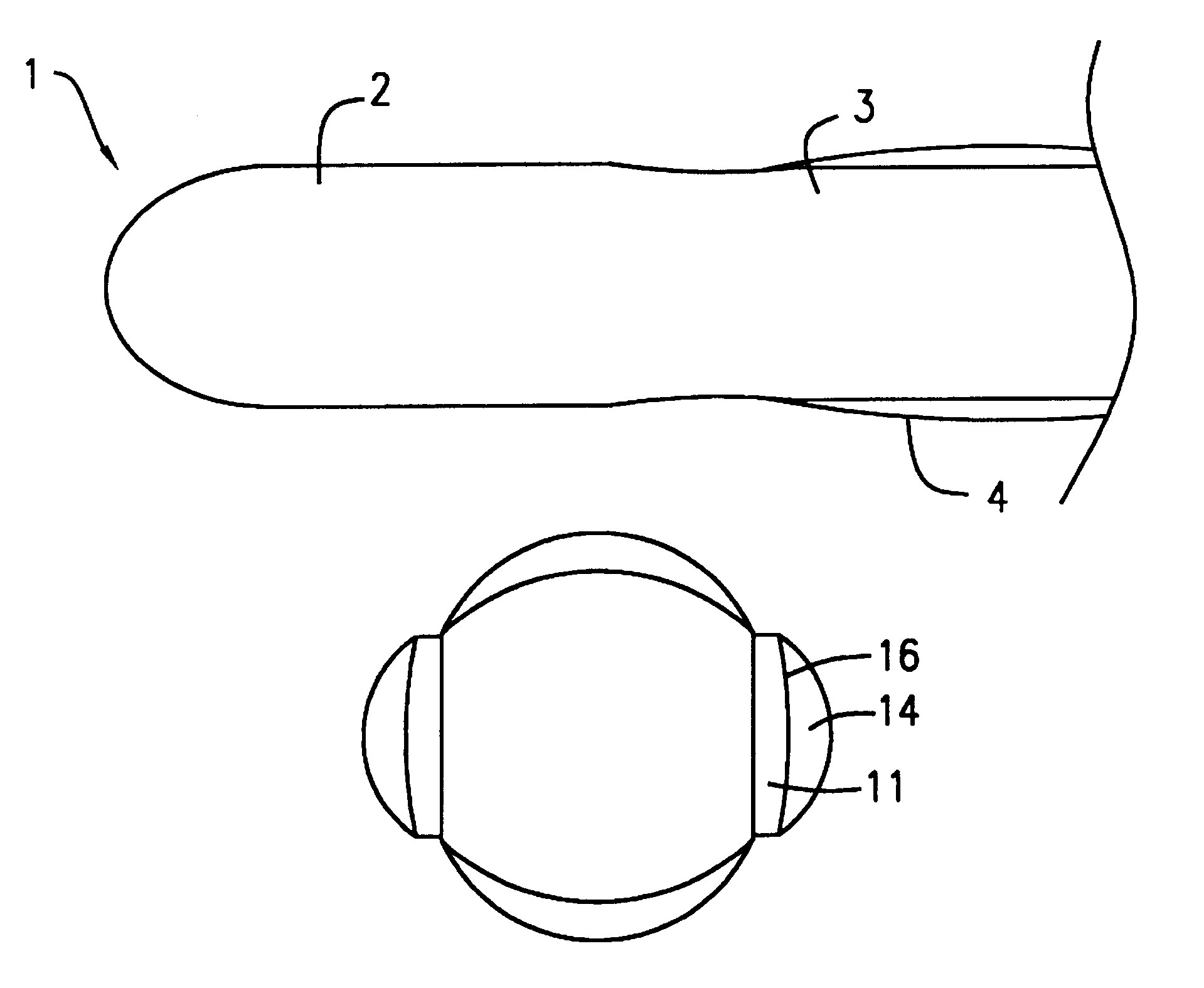 Compressible handle