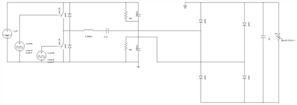 Driving method of symmetrical half-bridge LC series resonance sine power conversion circuit