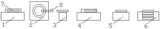 Glass tube cladding extrusion molding process