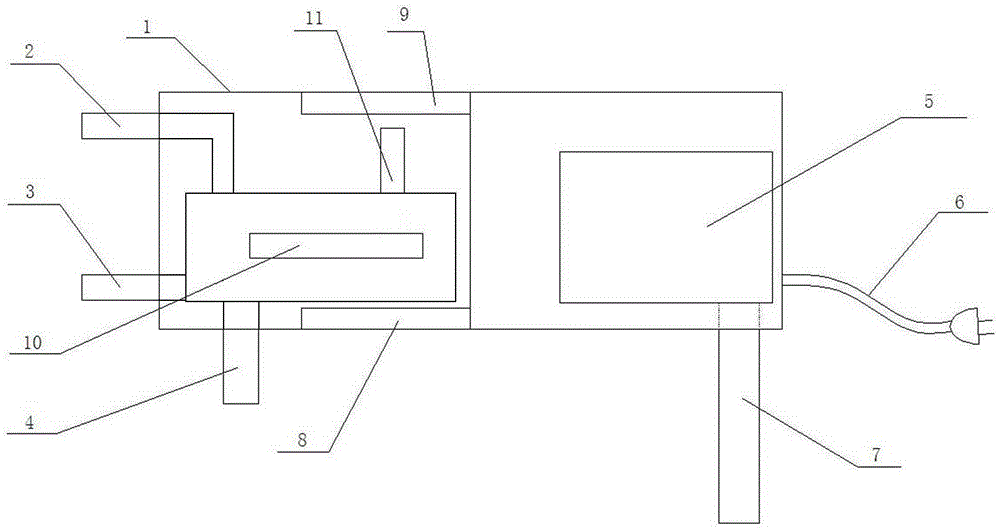 A window opener having air heating and humidifying functions