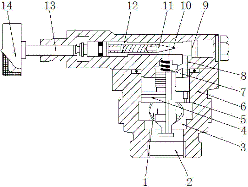 Pilot-operated type overflow valve with pressure resisting function