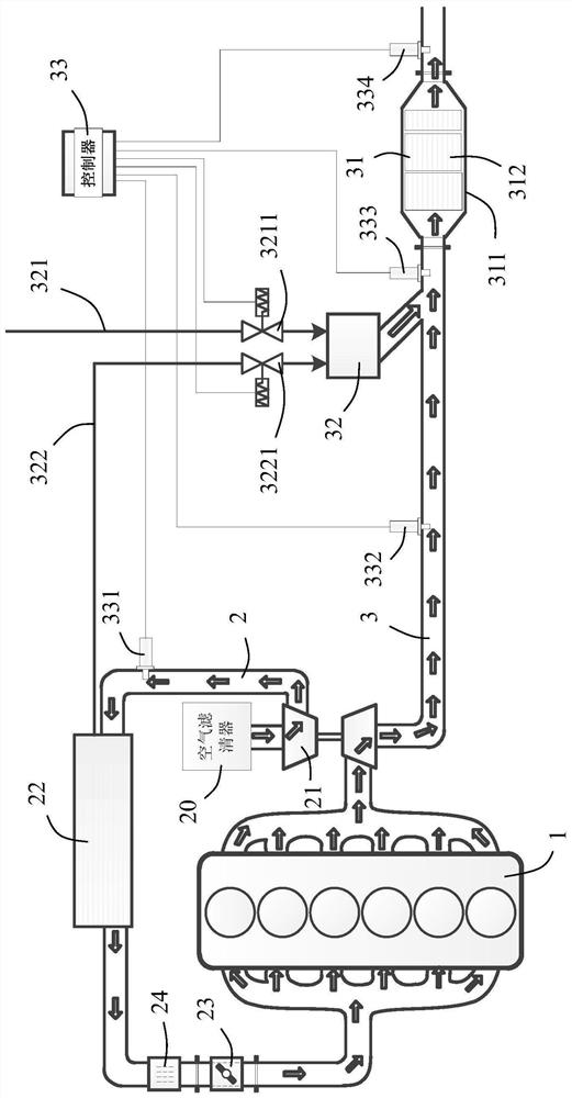 Tail gas after-treatment assembly and system for natural gas engine