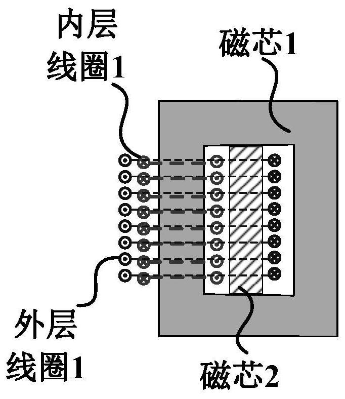 Integrated magnetic element and integrated magnetic element system based on power equipment