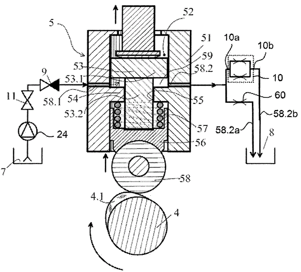 Gas exchange valve arrangement