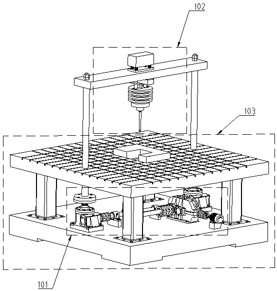 High-temperature bending fatigue in-situ test device and method