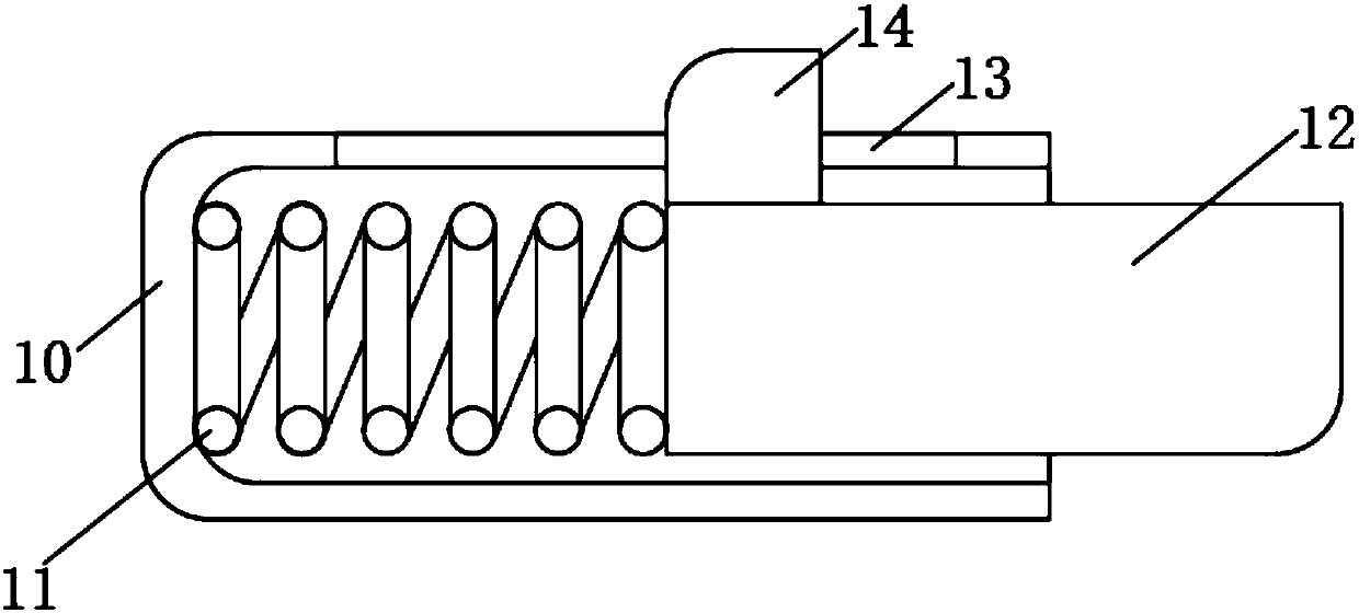 New energy automobile built-in piece