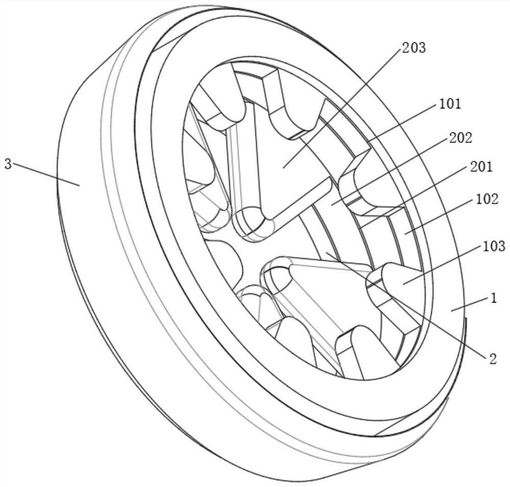 Hub-free rim propeller