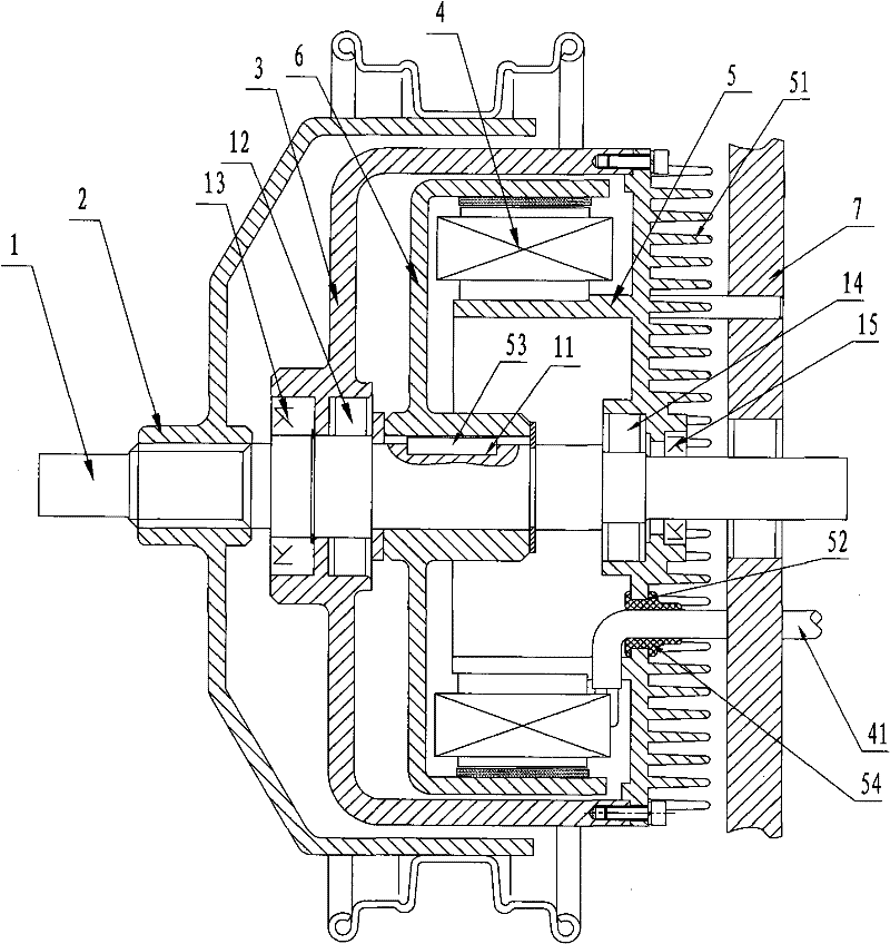 Structure for motor of electric vehicle