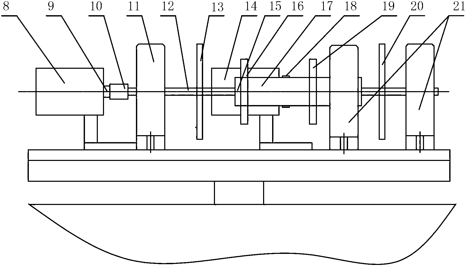 Base-movable aeroengine dual-rotor system model experiment platform