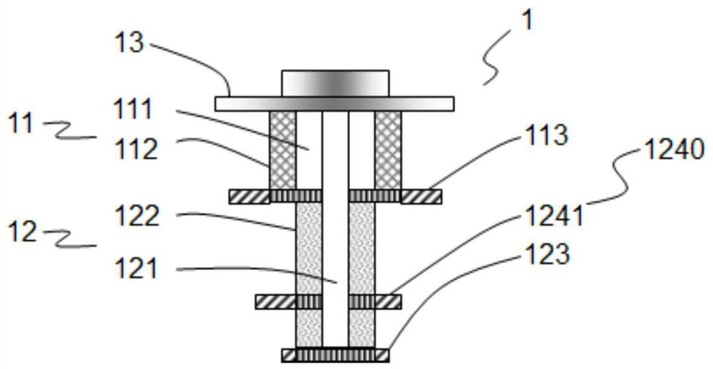 Composite barrel thermal switch