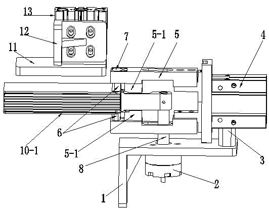 Automatic tab bending device