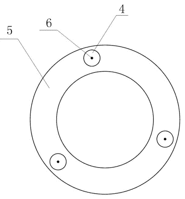 Internal spline gear pitch circle quick positioning device and machining method thereof