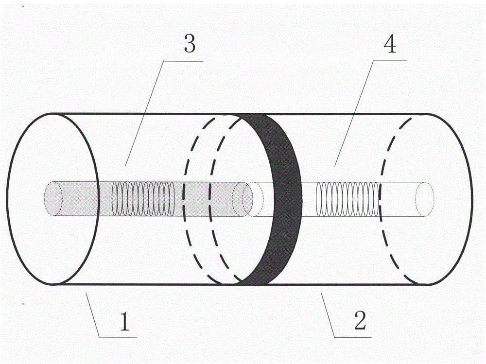 Doped fiber bragg grating-based optical fiber flow sensor