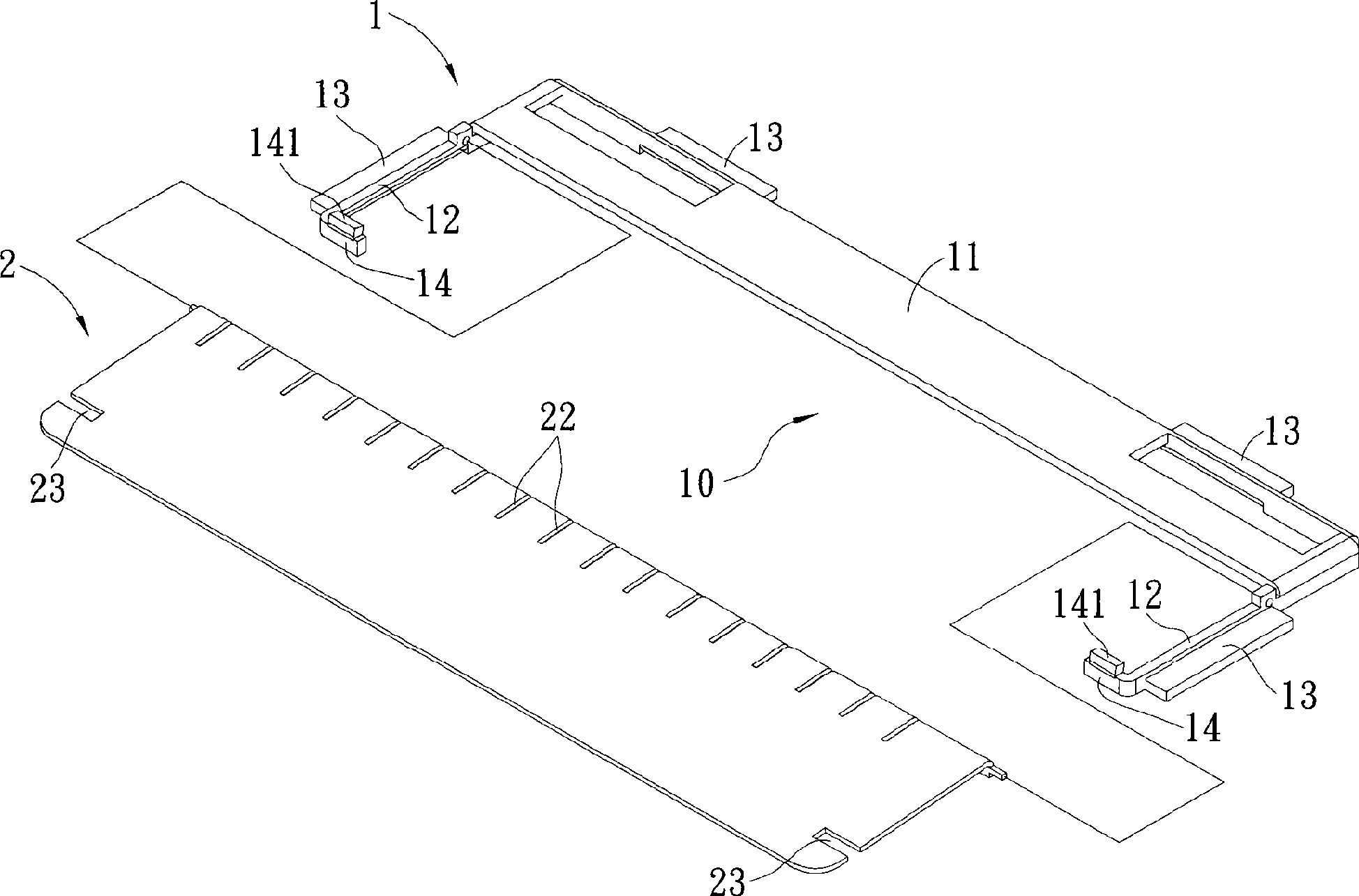 Electric connector and module thereof