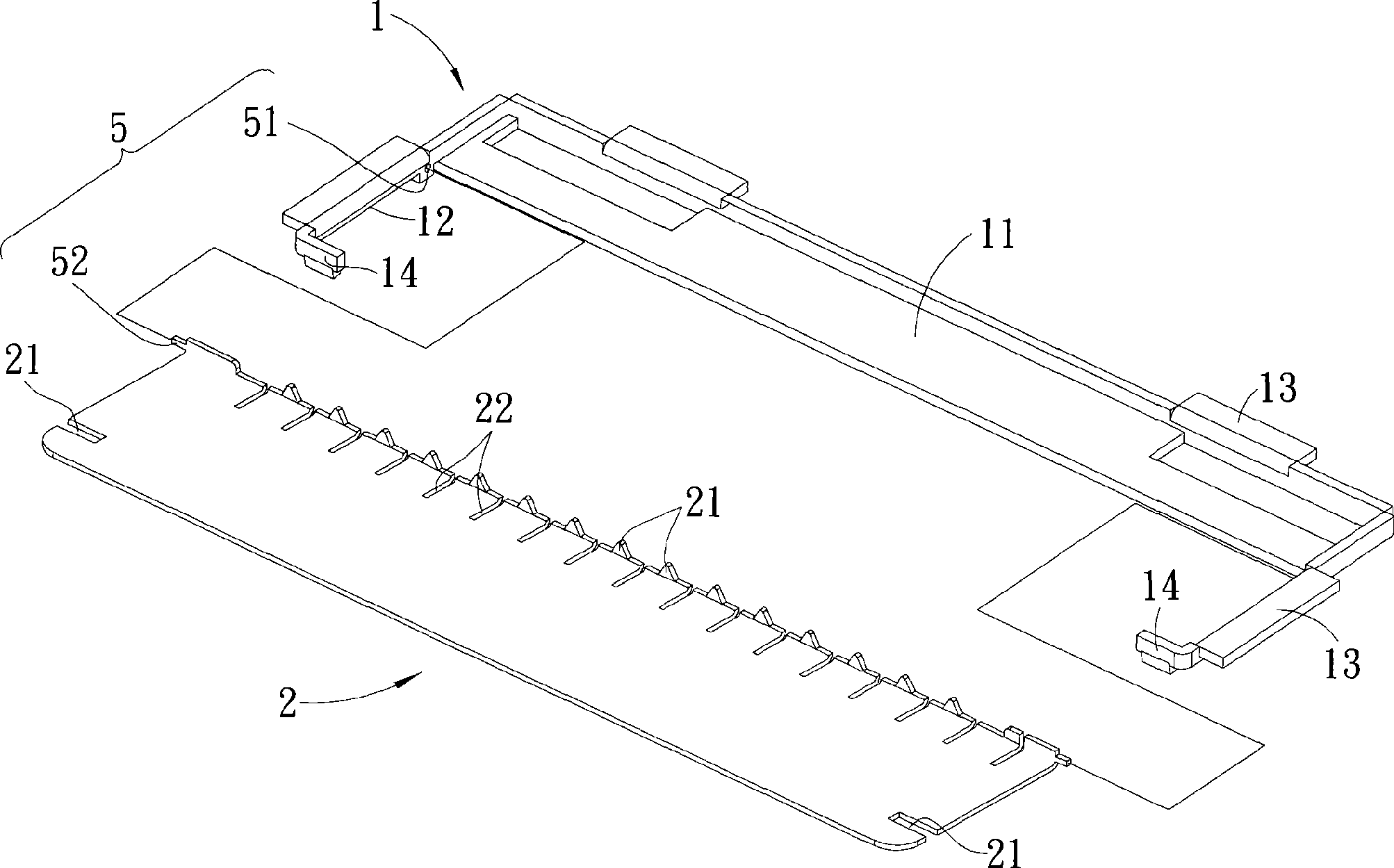 Electric connector and module thereof