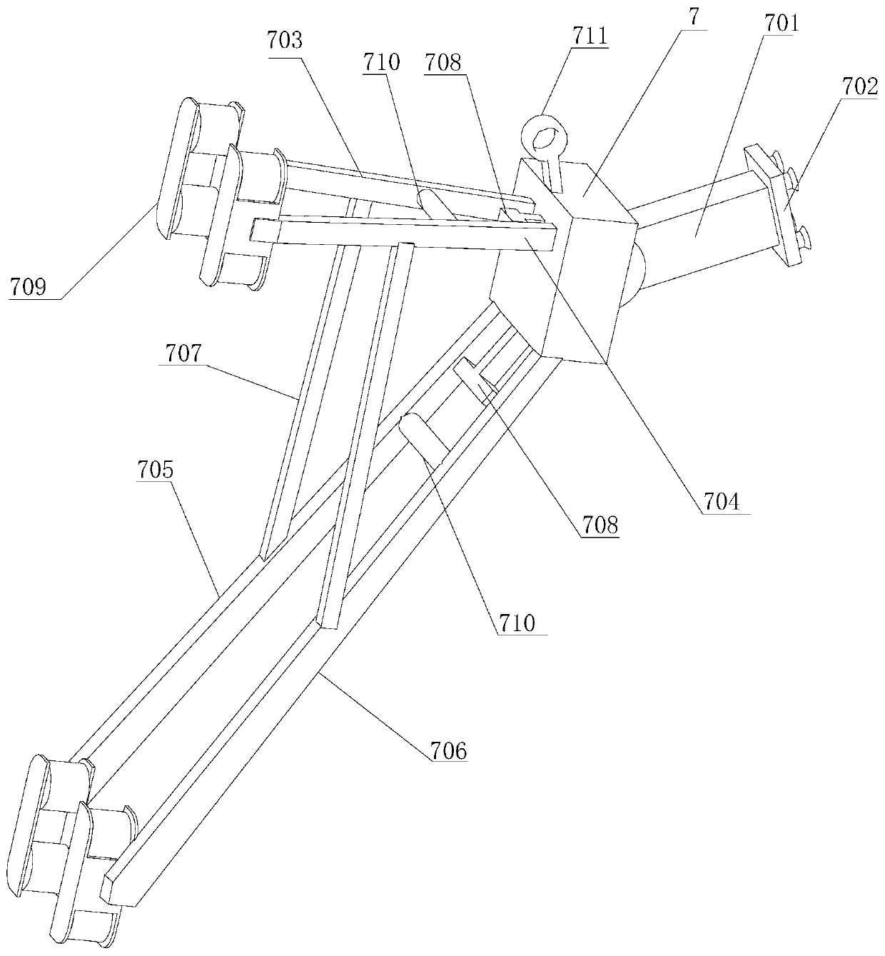 Multifunctional sunlight room installation lifting machine