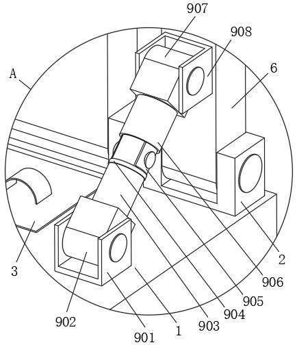 Kidney stone treatment auxiliary device for digestive system department