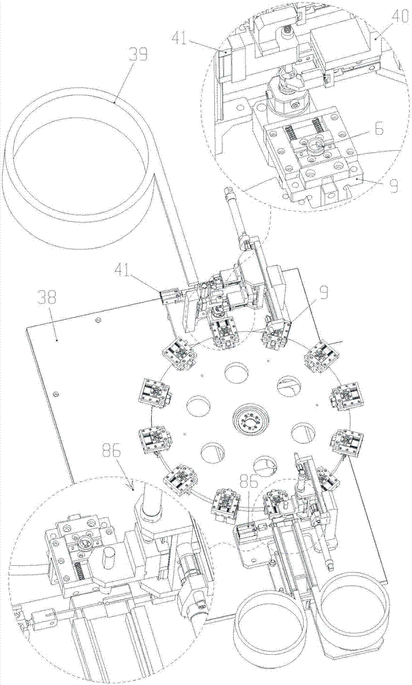 Special assembly equipment for rivets of electric products