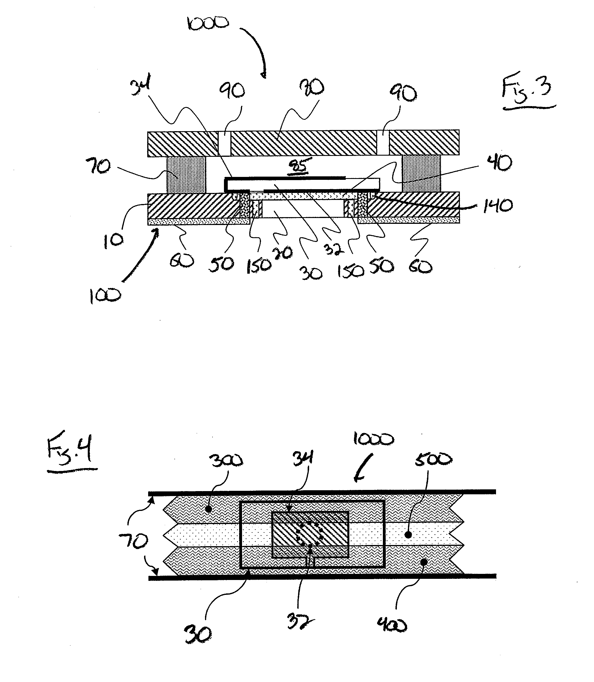 Dry Side Sensor Mounting for Sensor Chip Assembly