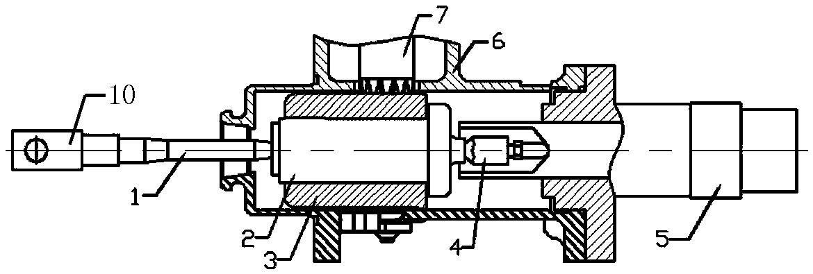 Mechanical transmission structure of electronic booster