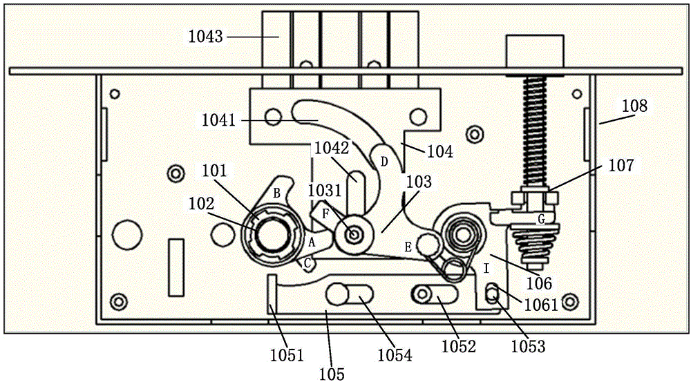 Burglary-resistant lock based on spiral type reverse clutch module and double-motor module