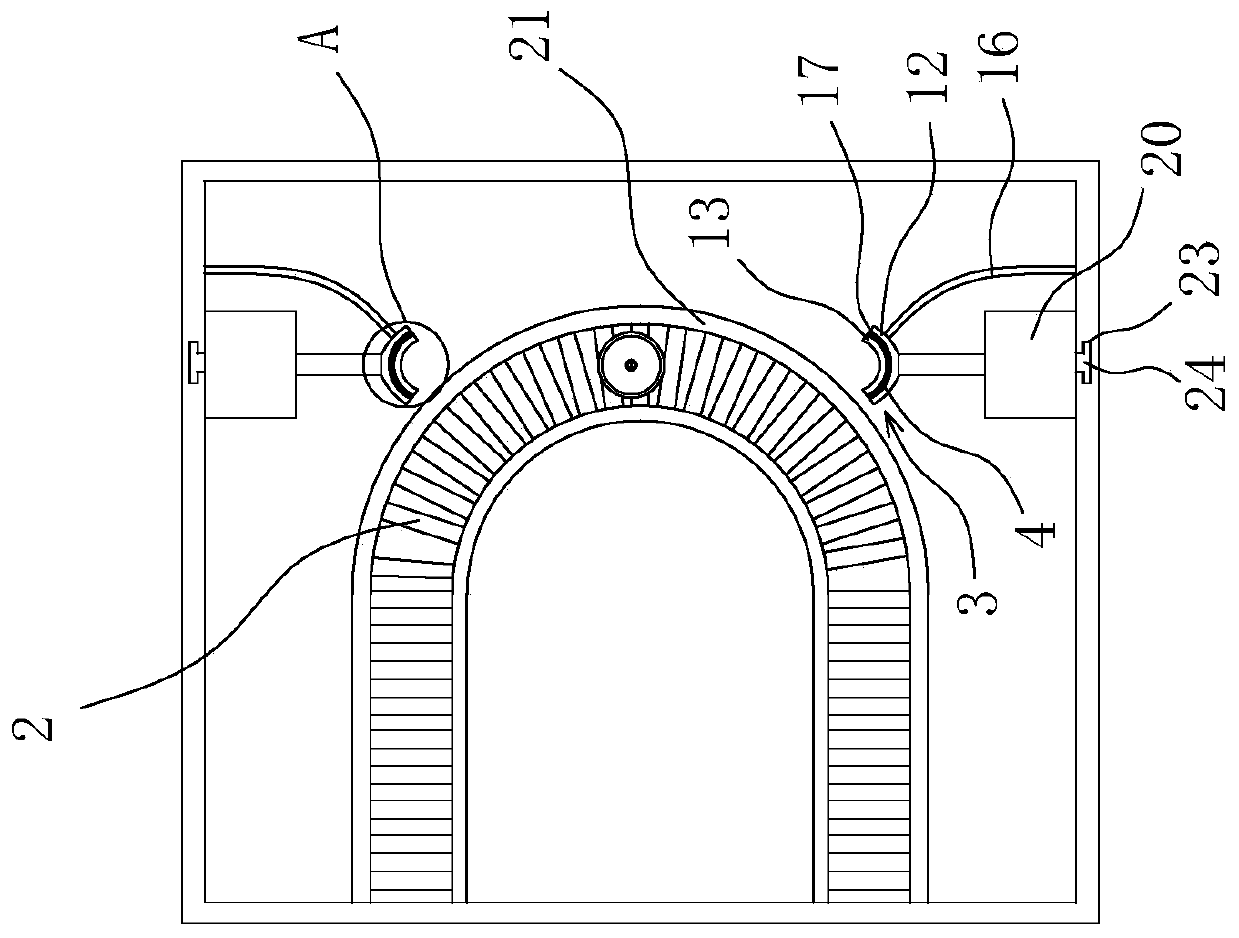 Heat treatment device and process for forward clutch hub