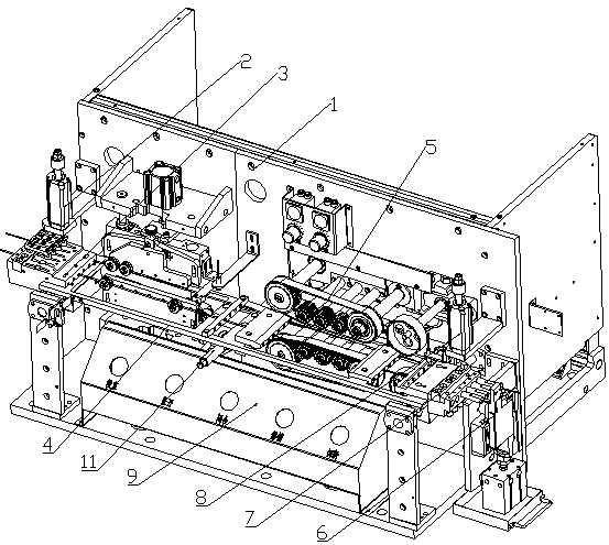 Horizontal-type horizontal moving multi-wire feeding device