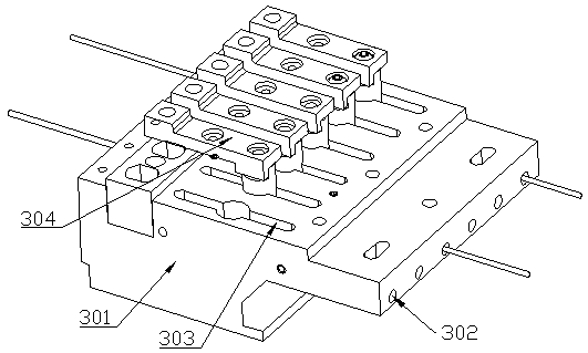 Horizontal-type horizontal moving multi-wire feeding device