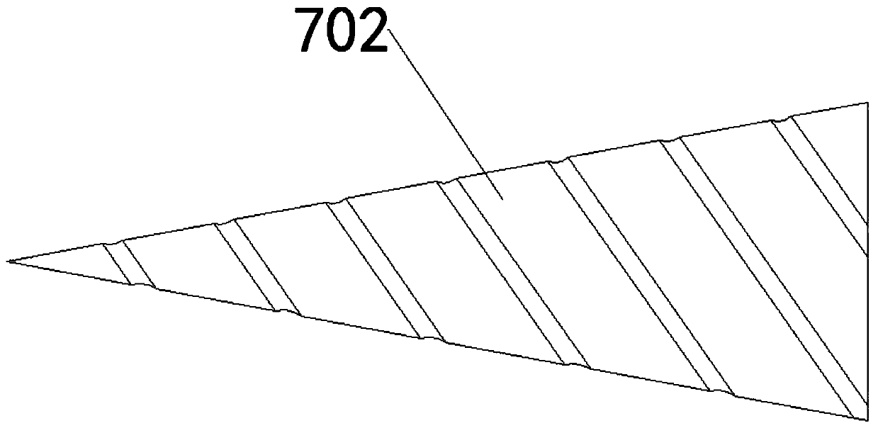 Fir log cutting and separating all-in-one machine with function of occlusive push