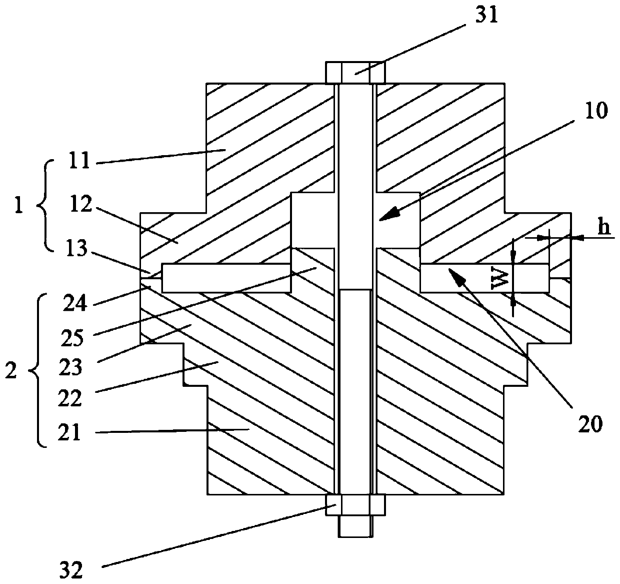 Circular radial butt weld damage torque testing method