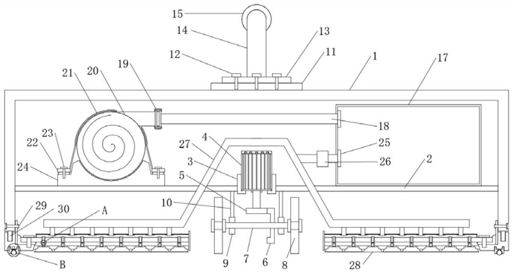 Condensate water collecting device for ocean passenger ship