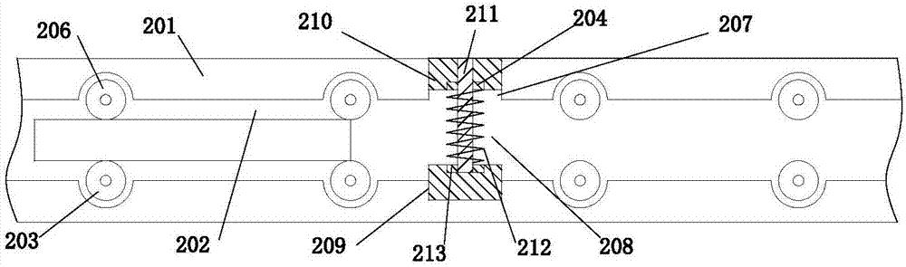 Plate conveying device of plate punching equipment