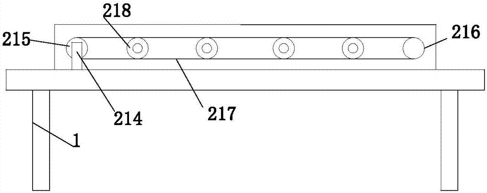 Plate conveying device of plate punching equipment