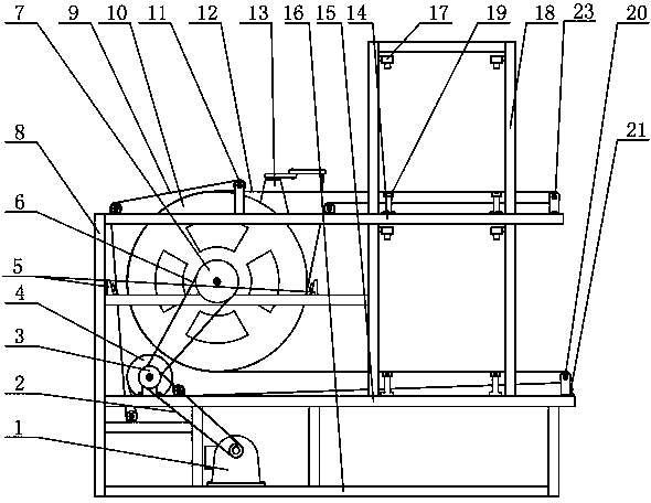 Worm-eaten sunflower seed sorting unit