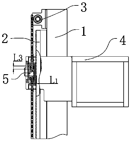 Mechanical type loosening and breaking preventing safety device for chain